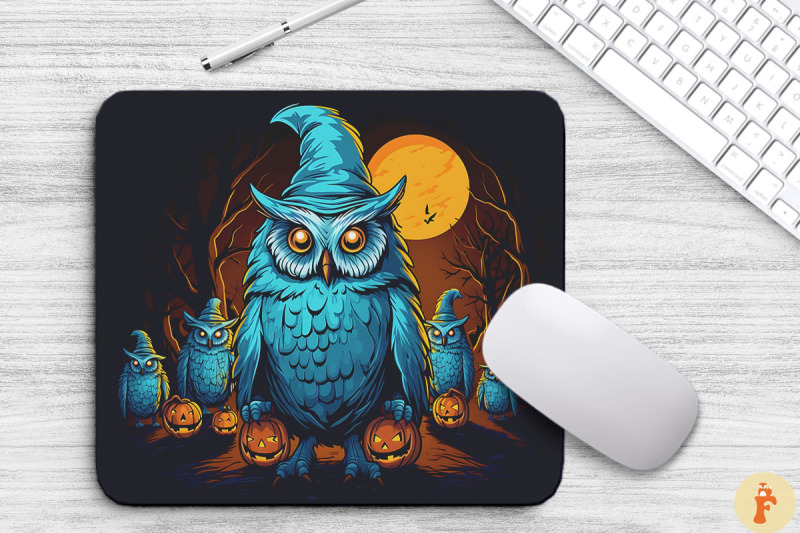 ominous-owl-on-halloween-night-mouse-pad