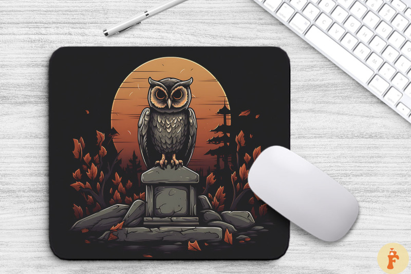 ominuos-owl-sitting-on-a-tombstone