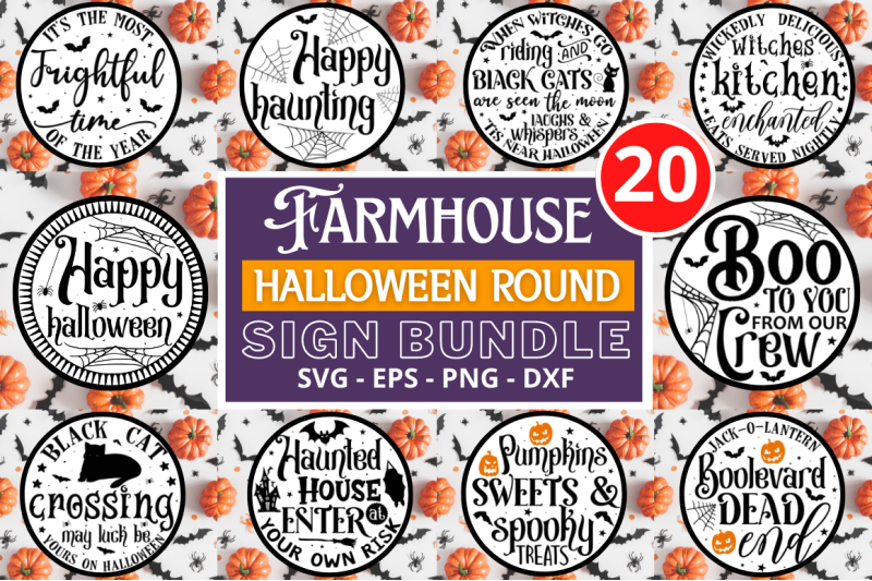 farmhouse-halloween-round-sign-svg-bundle