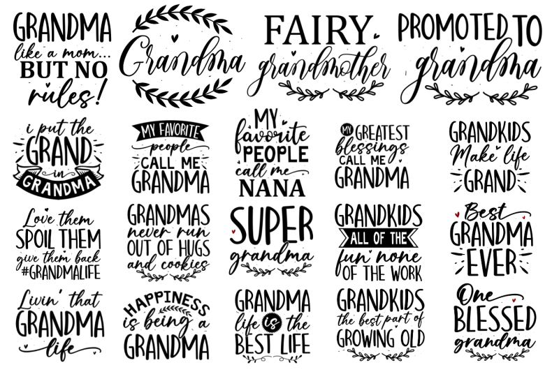 grandma-svg-bundle