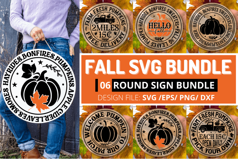 fall-round-sign-svg-bundle
