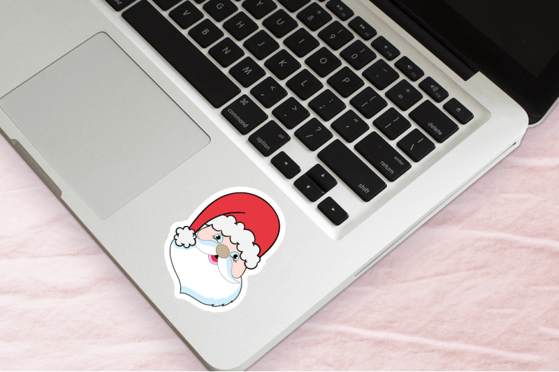 santa-claus-faces-sticker-bundle