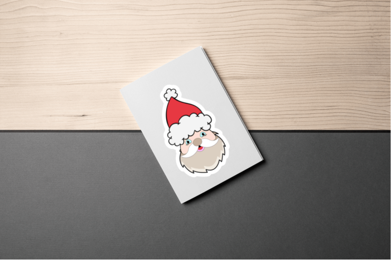 santa-claus-faces-sticker-bundle