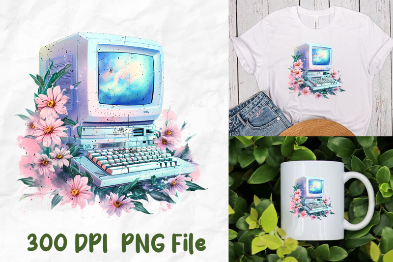 retro-vaporwave-computer-flower