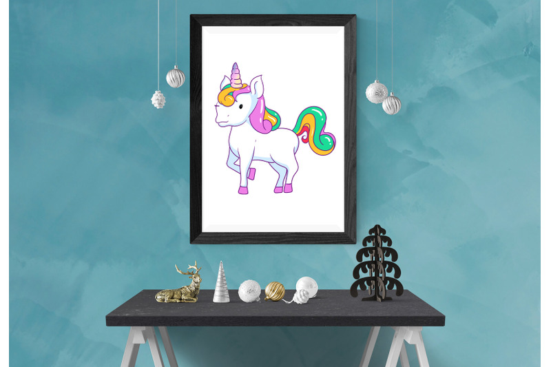 unicorn-vector-set-girly-horse-art