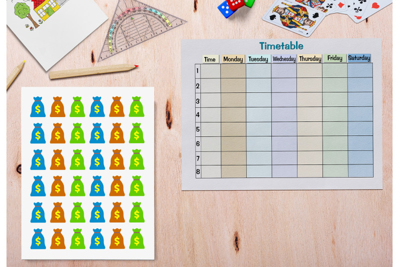 money-bag-sticker-planner-icons