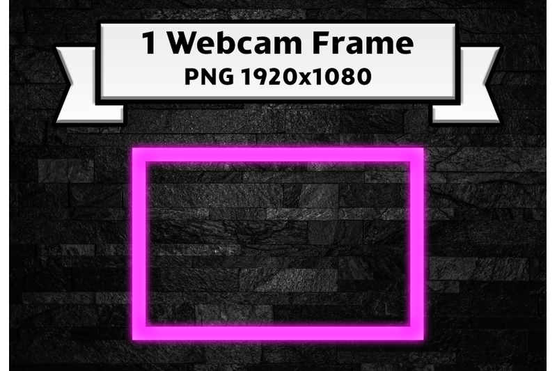 pink-neon-twitch-webcam-frame-live-stream-overlay