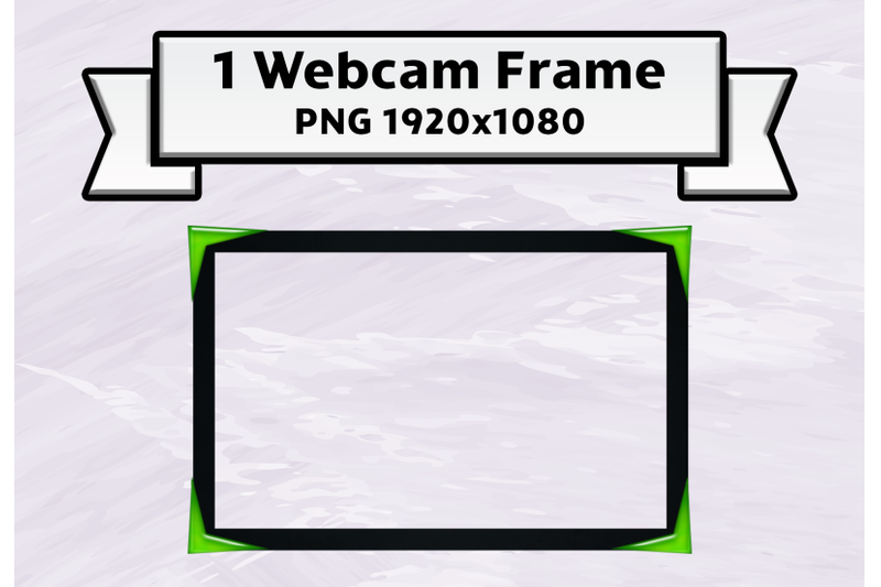 green-twitch-webcam-frame-live-stream-overlay