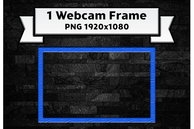 blue-twitch-webcam-frame-live-stream-overlay