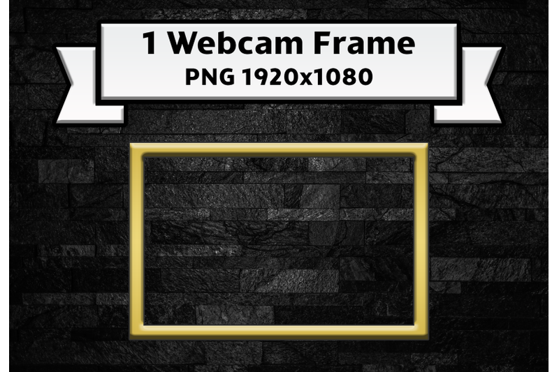 golden-twitch-webcam-frame-live-stream-overlay