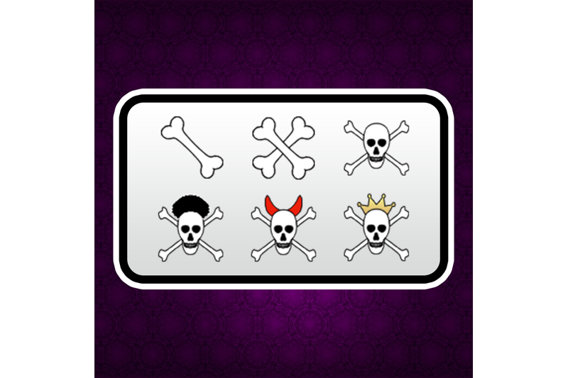 skull-twitch-sub-and-bit-badges-for-streamer