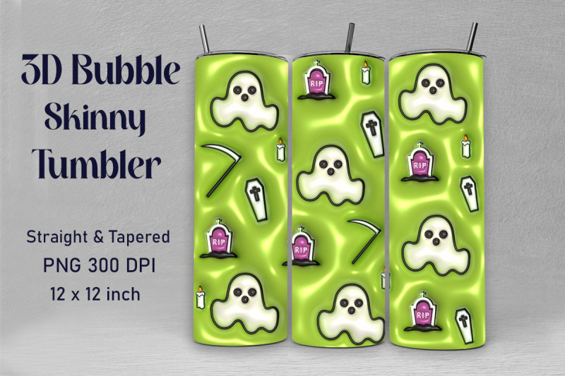 3d-inflated-bubble-cute-spooky-ghost-design-bundle