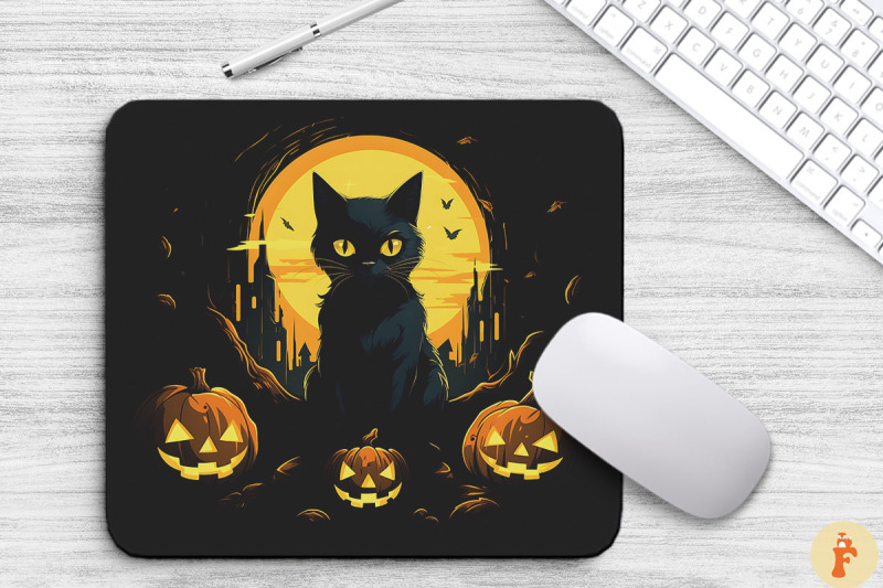 spooky-black-cat-halloween-mouse-pad-bundle