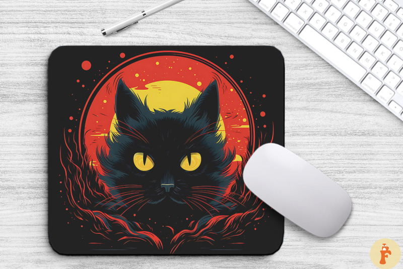 spooky-black-cat-halloween-mouse-pad-bundle