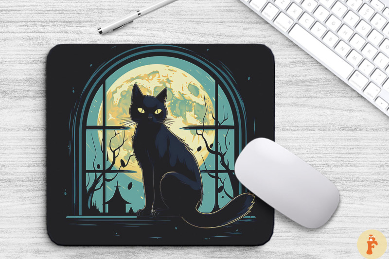 spooky-black-cat-halloween-mouse-pad-bundle