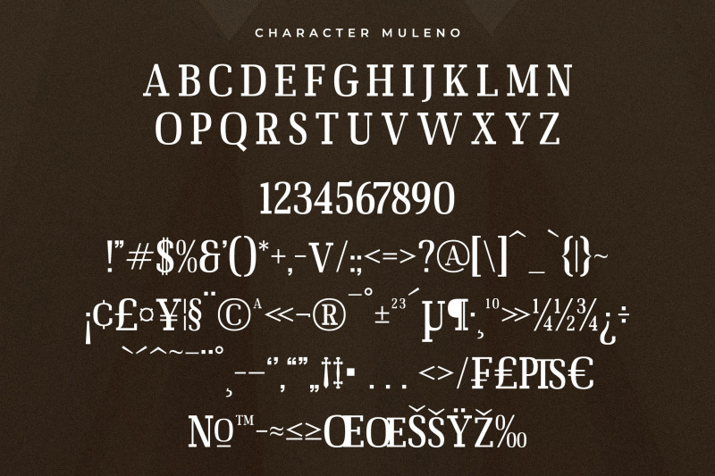 muleno-typeface