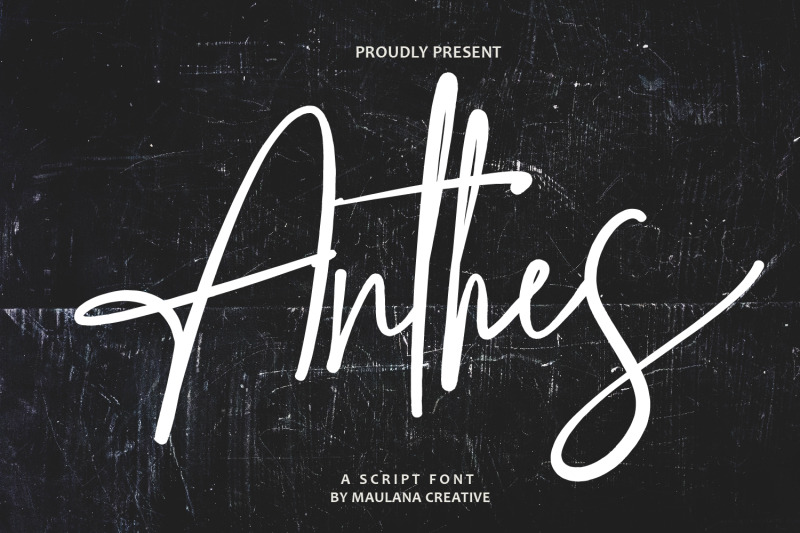 anthes-script-font