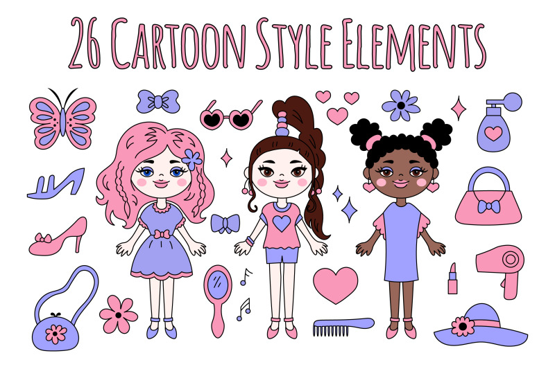 90s-fashion-dolls-clipart