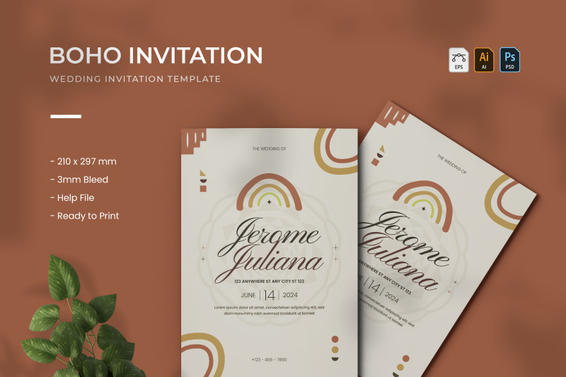 boho-wedding-invitation