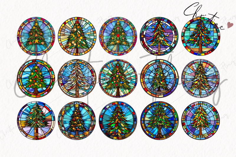 christmas-tree-stained-glass-clipart