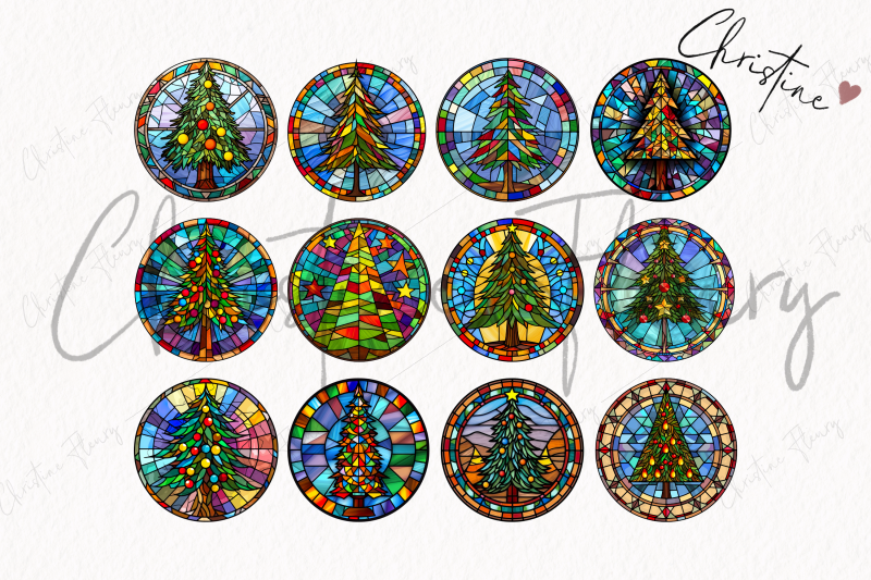 christmas-tree-stained-glass-clipart