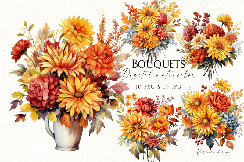 autumn-flower-bouquets