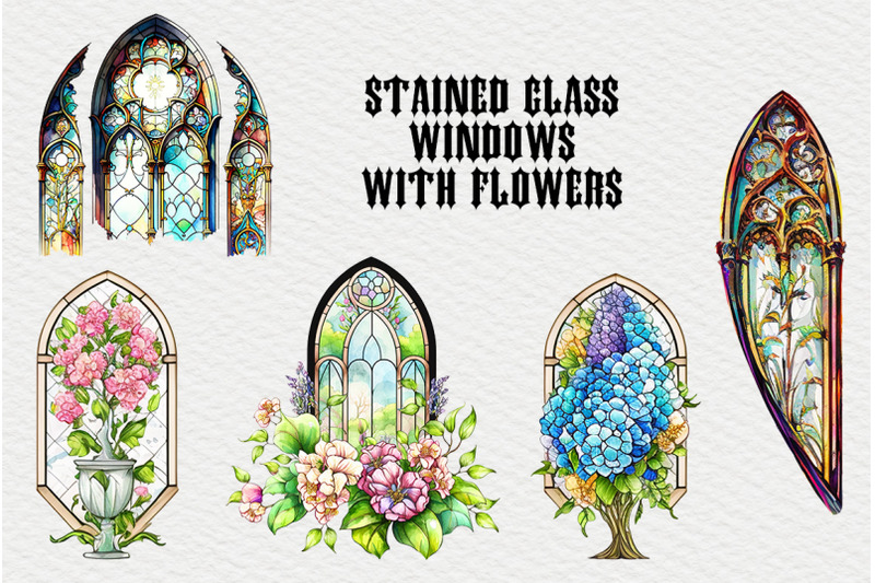stained-glass-windows-with-flowers