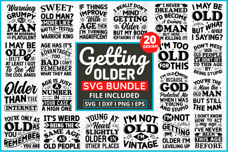 getting-older-svg-bundle