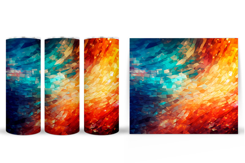 stained-glass-tumbler-sublimation-abstract-tumbler-wrap