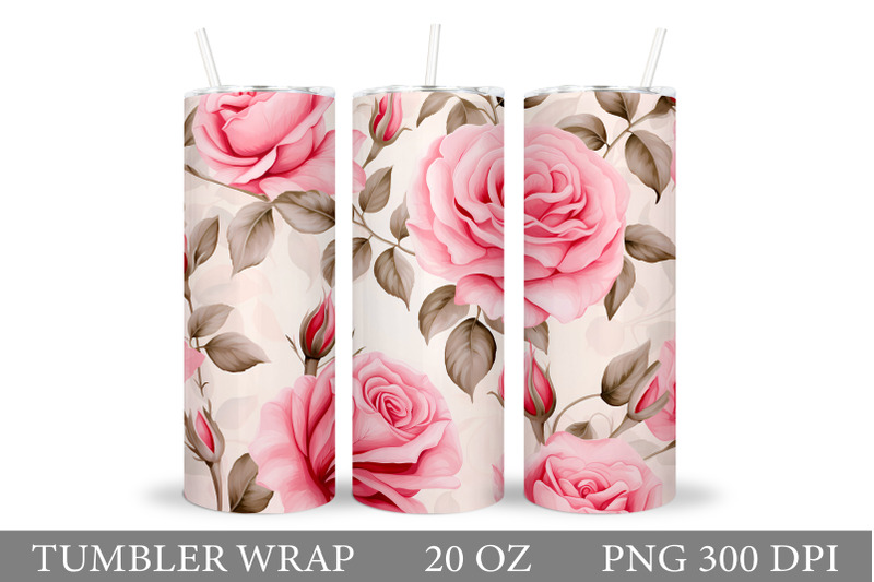 3d-rose-tumbler-sublimation-rose-tumbler-wrap-design