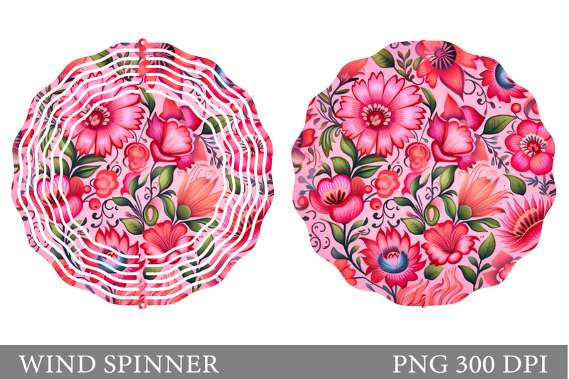 pink-flower-wind-spinner-sublimation-flowers-spinner-design