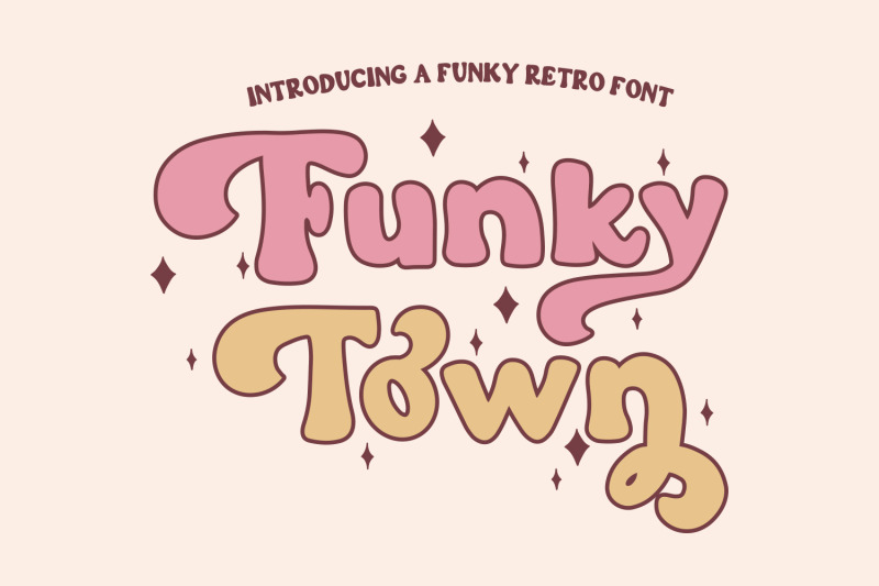 funky-town-a-retro-font