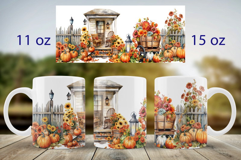 fall-truck-mug-wrap-design-house-door-mug-sublimation-png