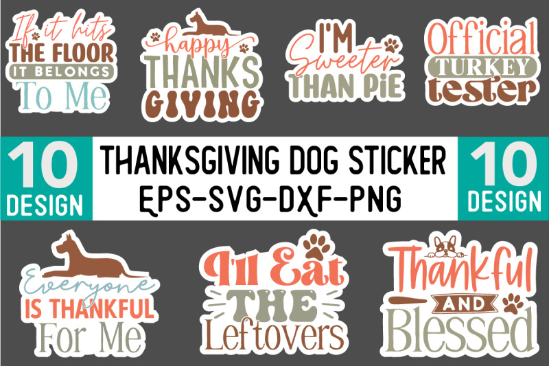 thanksgiving-dog-sticker-bundle