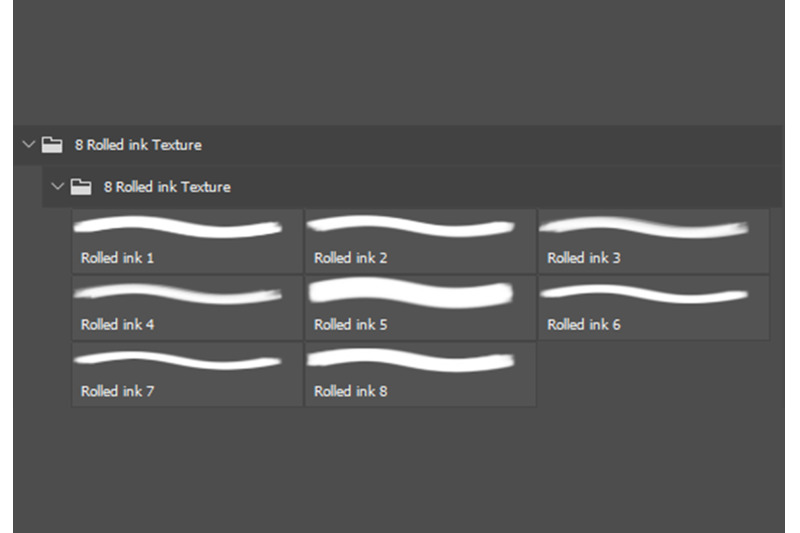 adobe-photoshop-rolled-ink-brush-pack-paint-brushes-set