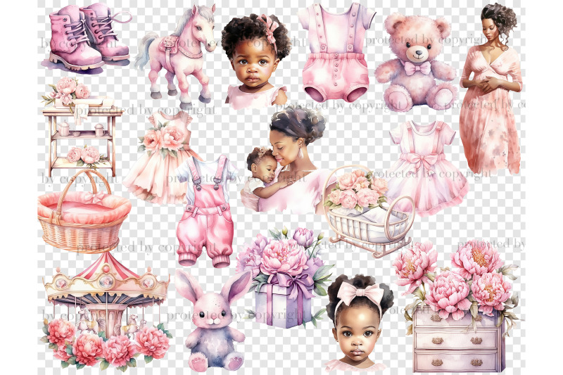 baby-girl-sublimation-set-baby-shower-clipart-bundle