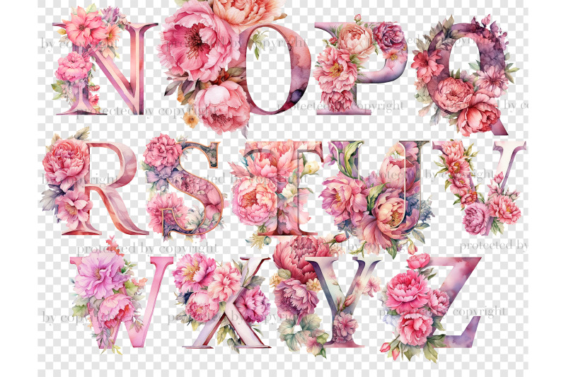 pink-peonies-alphabet-letters-baby-shower-sublimation-png