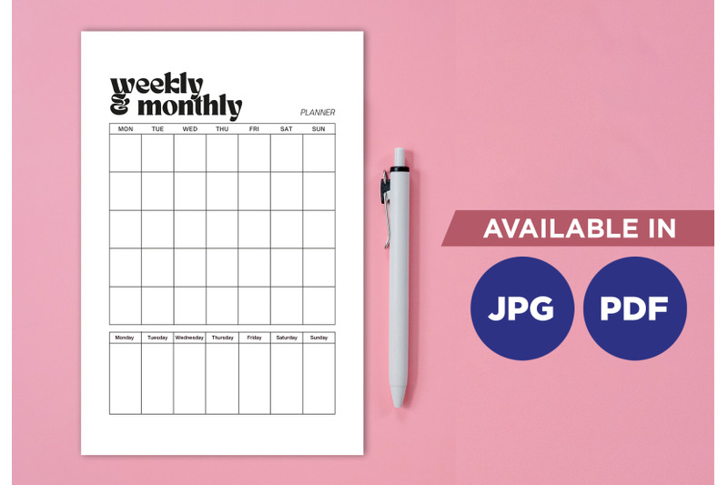 weekly-amp-monthly-planner-for-printing-planifier-sheet