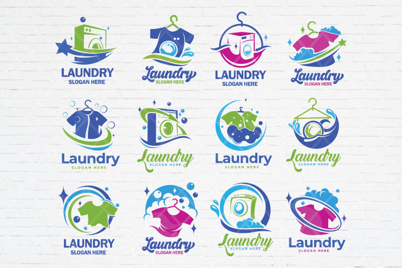 minimalist-laundry-machine-logo-collection-laundry-washing-logo-wash