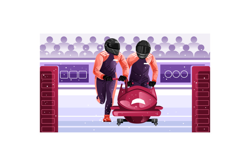 bobsleigh-sport-illustration