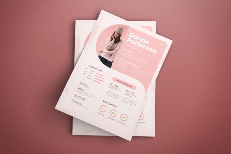 pink-modern-resume