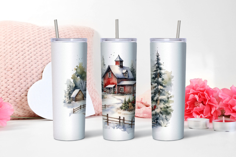 winter-tumbler-wrap-design-christmas-tumbler-sublimation