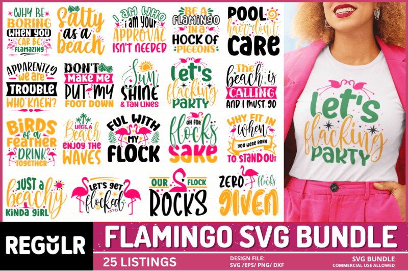 flamingo-svg-bundle