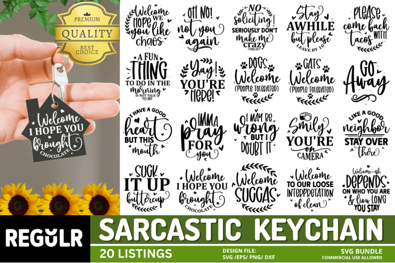 sarcastic-keychain-svg-bundle