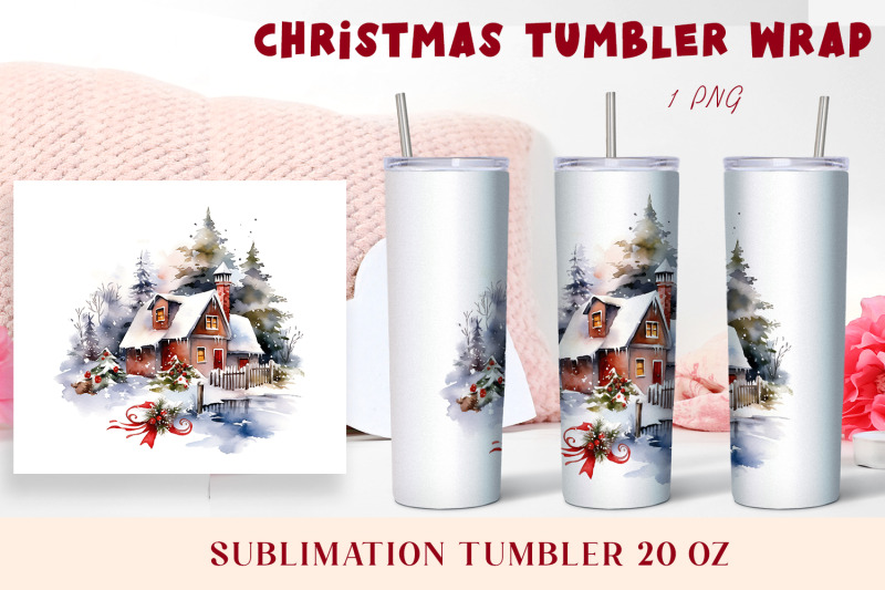 winter-tumbler-wrap-design-christmas-haus-tumbler-sublimation-png