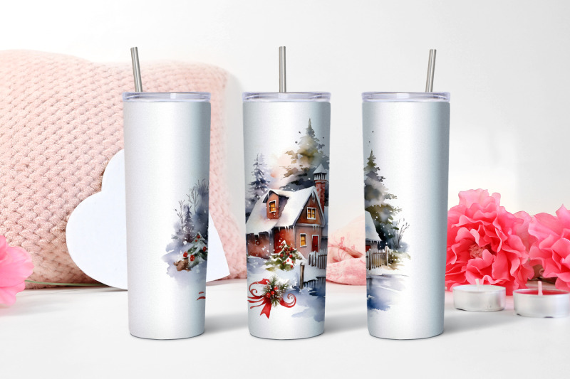 winter-tumbler-wrap-design-christmas-haus-tumbler-sublimation-png