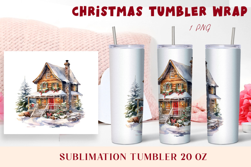 winter-tumbler-wrap-design-christmas-haus-tumbler-sublimation-png