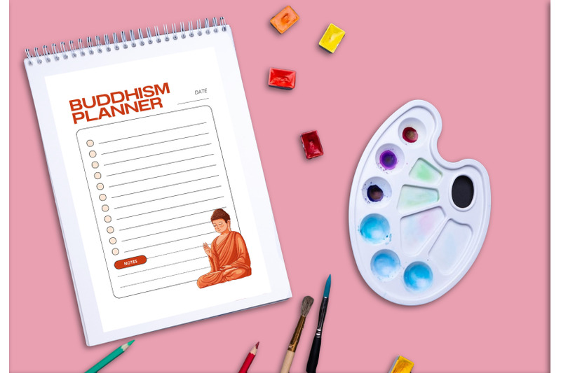 buddhism-planner-printable-planifier-digital-template-art