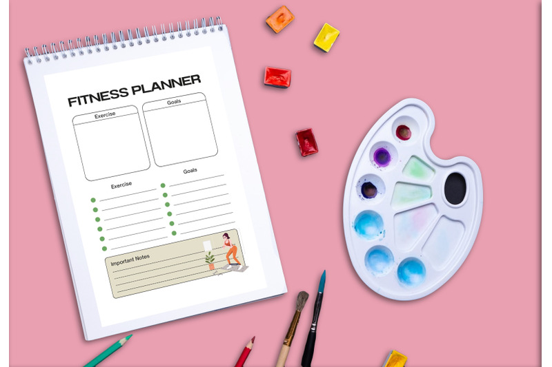 fitness-planner-printable-planifier-digital-template-art