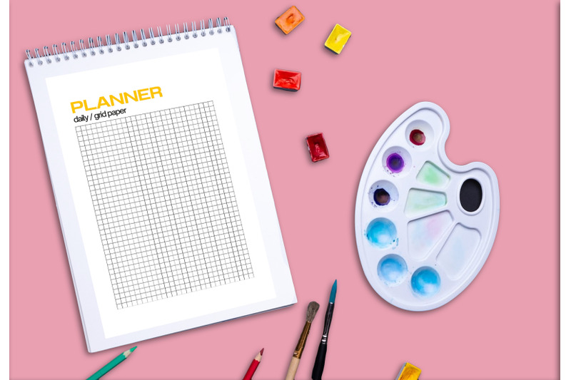 grid-planner-printable-planifier-digital-template-art